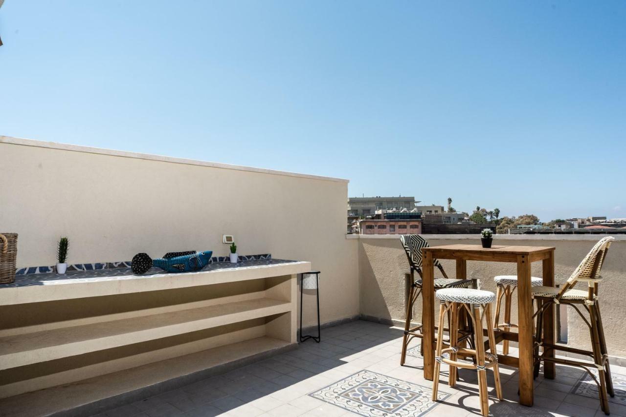 Duplex With Sea View Terrace Above The Flea Market Tel Aviv Esterno foto