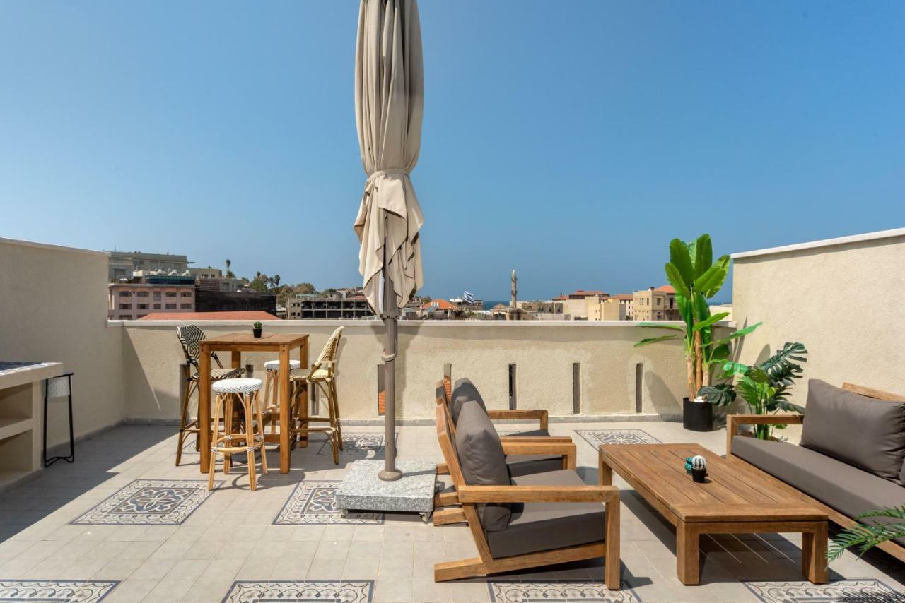 Duplex With Sea View Terrace Above The Flea Market Tel Aviv Esterno foto